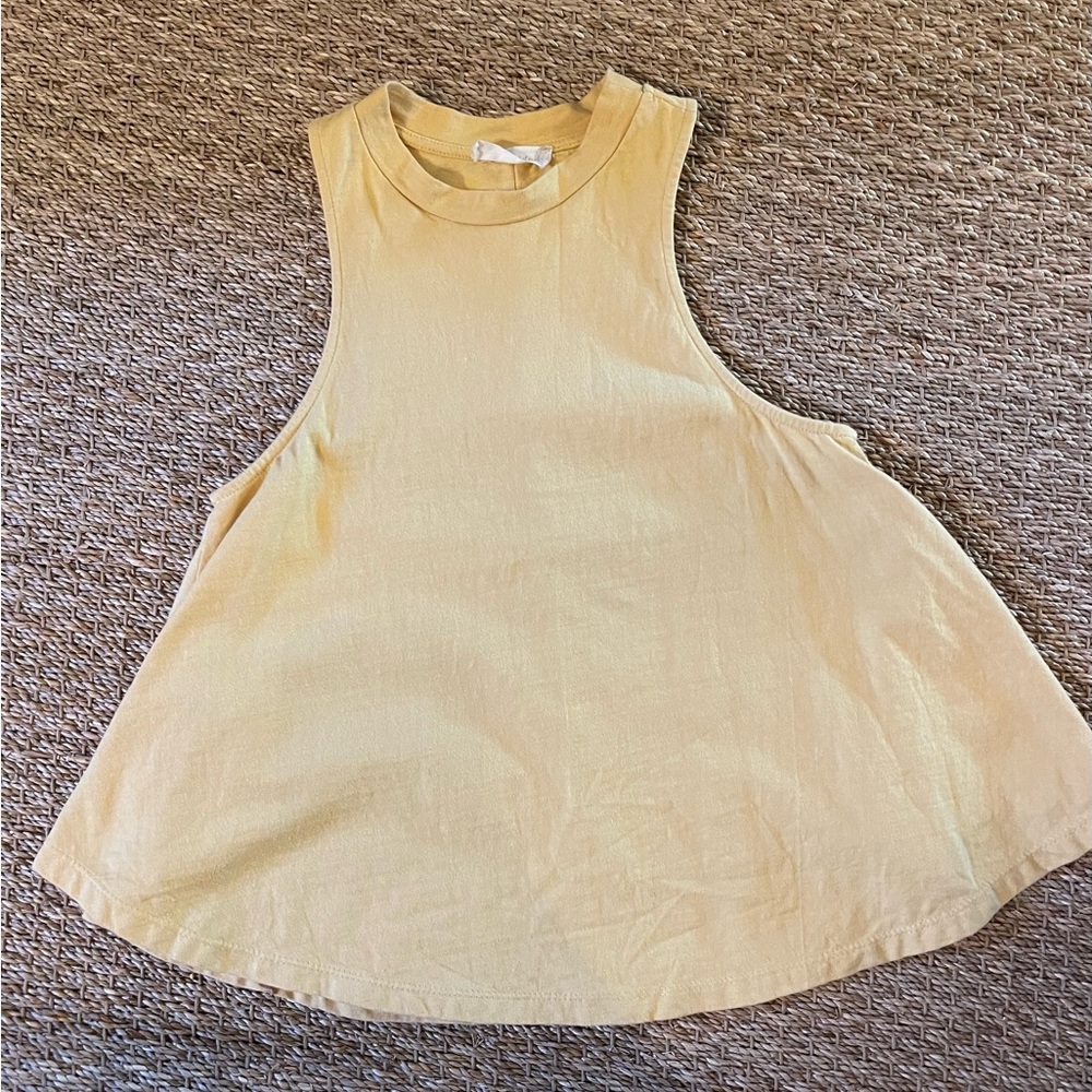 Altar'd State Yellow Tank Top